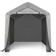 Portable Storage Shelter Garage Storage Shed 6X6 ft for Motorcycle Bike