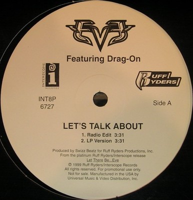 Eve  Featuring Drag-On - Let's Talk About (12'', Pro)
