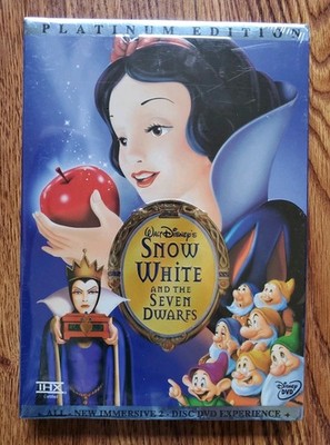 Walt Disney's Snow White and the Seven Dwarfs Platinum Edition 2-Disc DVD Sealed