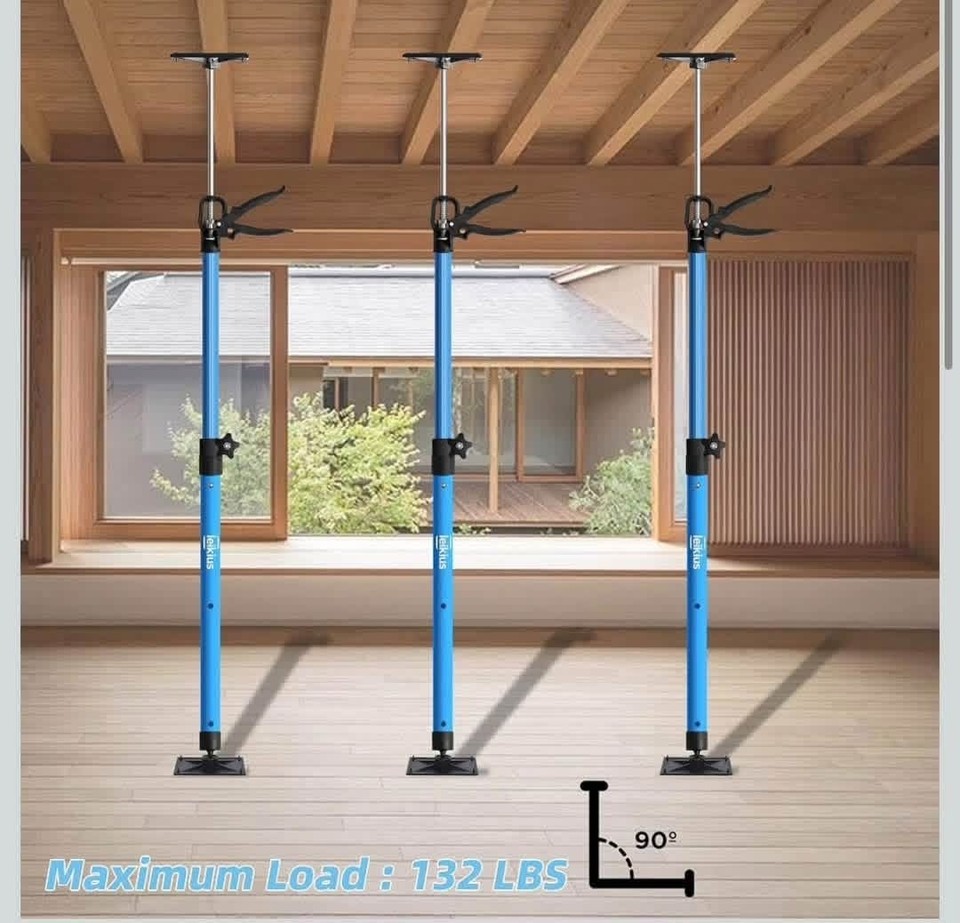 Adjustable Support Pole, Cabinet Jacks for Installing Cabinets, 45.3 ...
