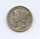 New Listing1941-D  Mercury Dime - 90% Silver - Free Shipping