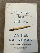 Thinking, Fast and Slow by Daniel Kahneman (2013, Trade Paperback)