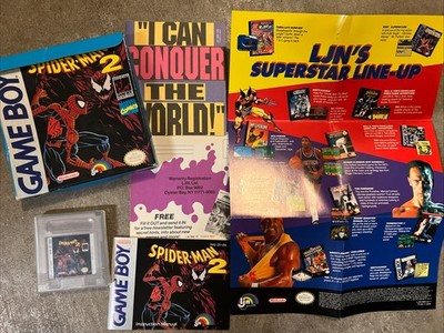 Spider-Man 2 GAME BOY Complete With Box Manual Inserts & Poster Tested Working