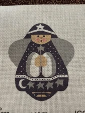 Sailor Girl Angel handpainted STITCH Needlepoint Canvas Painted Pony 1992