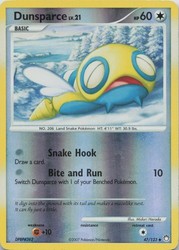 Dunsparce 47/123 Mysterious Treasures Reverse Holo