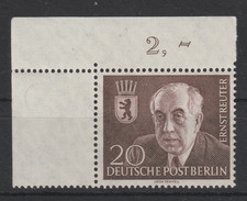 Berlin Michel-Nr. 115 Eckrand Ecke 1 postfrisch **  mit Originalgummierung