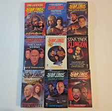 Star Trek TNG Lot Paperback 9 Books