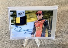 2018 Panini Prime Racing Jamie McMurray SS-JM Auto Relic #d 20/25