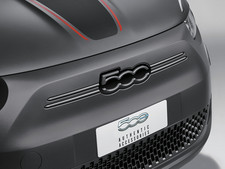 LOGO FRONTALE 500e GRIGIO OPACO