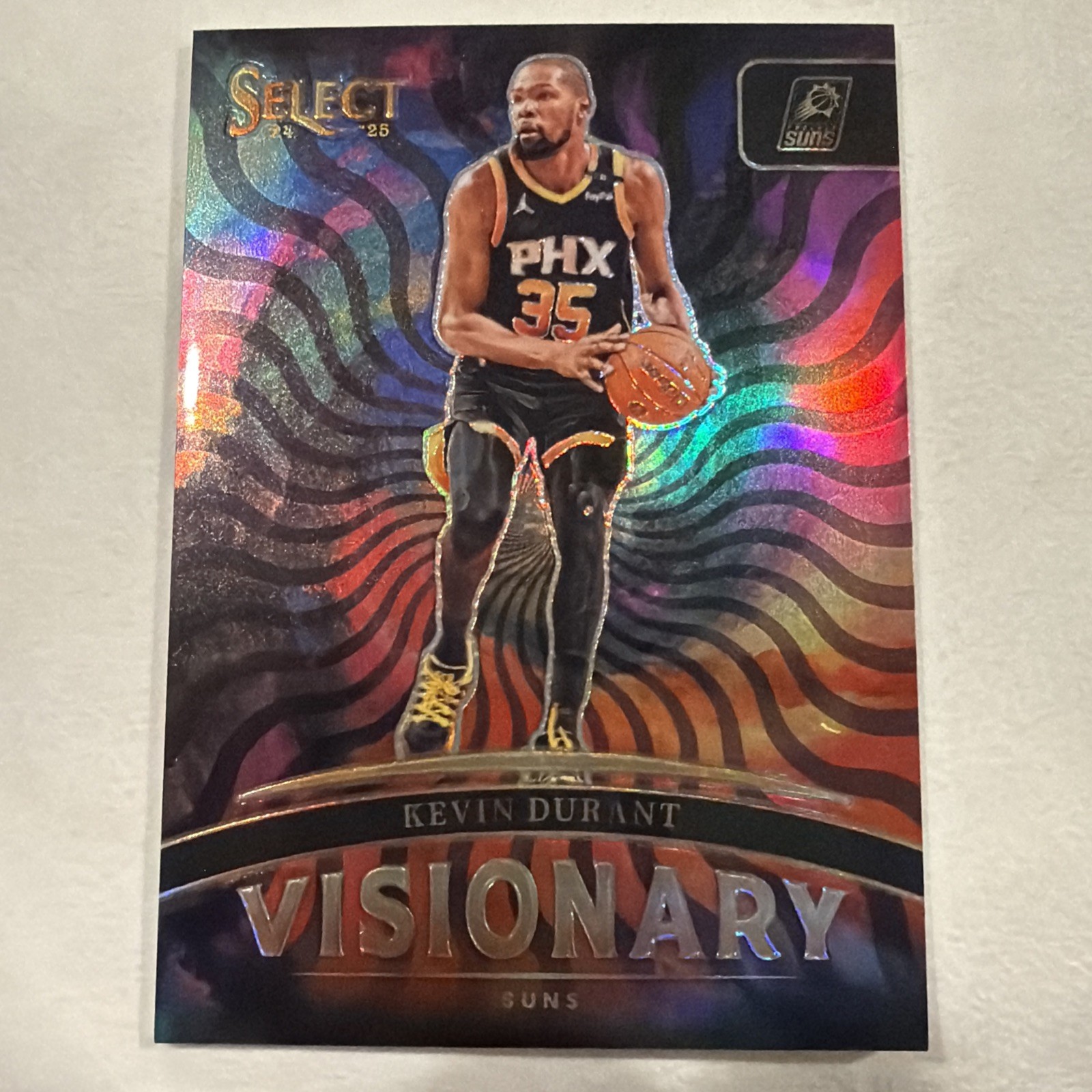 2024-25 Panini Select Kevin Durant Visionary SSP Case Hit Phoenix Suns