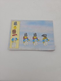 Lego Pirates Sabre Island 6265 Instructions Manual & Base plate Only - Vtg 1989