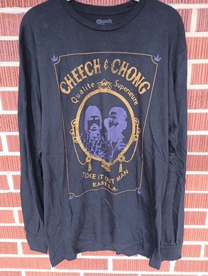 Cheech and Chong toke it out Man East LA long sleeve medium shirt