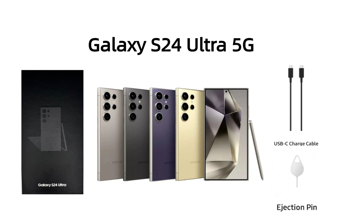 UNLOCKED - Samsung Galaxy S24 Ultra 5G S982U 512GB All colors - A