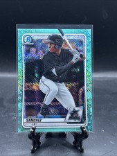 2020 Bowman Chrome Jesus Sanchez Prospect Aqua Shimmer Refractor /125
