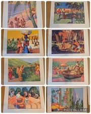 8 Macmillan School Posters Enid Blyton Series 52.5cm x 41.5cm Around the World