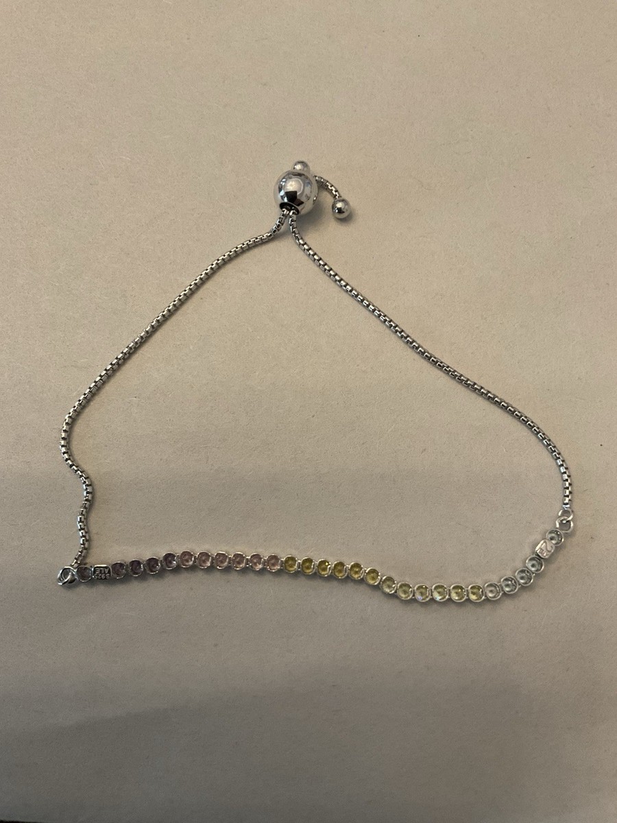 Pandora Multi Color Stone Sparkling Strand Bracelet | eBay
