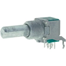 Image of ALPS 402152 10k Lin With Detent Dual Unit Horizontal Stereo Potentiometer