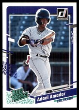 Adael Amador 2023 Donruss Collection #61 Rockies MLB READ FREE SHIP AutographDen