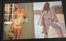 GUESS w/ Julia Shea Hamilton - 2 Pg Magazine Fashion Ad