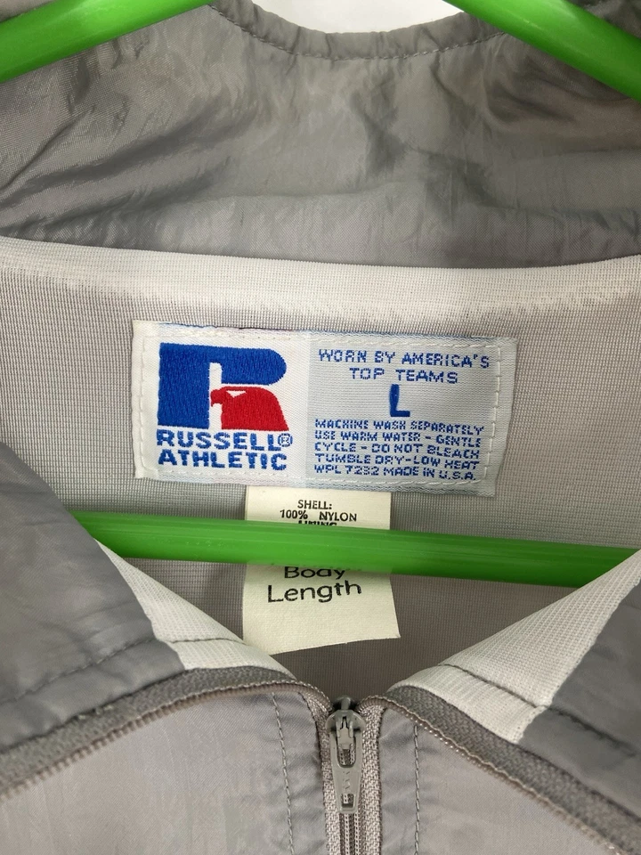 Vintage 90s Mississippi State Bulldogs Basketball Jacket Windbreaker Size Large - Image 3 of 4