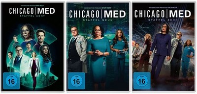 Chicago Med - Staffel/Season 8+9+10 im Set # DVD-SET-NEU