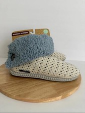 MUK LUKS Melinda Bootie Slipper, Sz Medium 7/8 