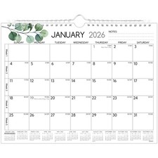 Wall Calendar 2026-2027   18 Monthly Calendar 2026-2027, 8.5 x 11 In, Jan