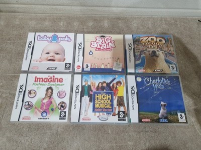 Nintendo DS Videospiel 6 Stück Baby Pals Big Brain Academy Zoo Tycoon