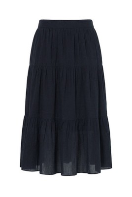 Angel of Style Damen große Größen Midirock A Linie mit abnehmbarem Gürtel 851654