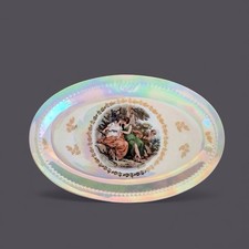 Antico Piatto Portata Ovale Porcellana Bavaria Servizio Madonna Vassoio Colditz