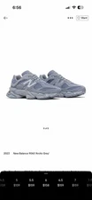 New Balance 9060 Arctic Grey Men’s Size 6/Woman’s 7.5