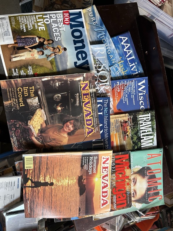 Lot of 11 Travel Magazines AAA Living Pure Michigan Resorts Hotels Wisconsin Nev