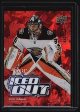 2022-23 Upper Deck Allure #IO-2 John Gibson Iced Out Red #/299
