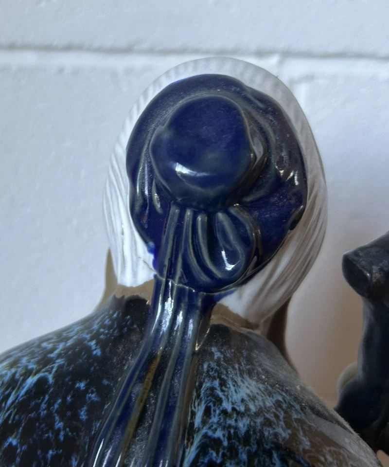 Large 18" Chinese Pottery Shiwan Wanjiang Mudman Immortal of Longevity Figure - Image 4 of 4