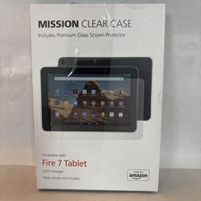 Mission Clear Case for the 2022 release Amazon Fire 7 tablet