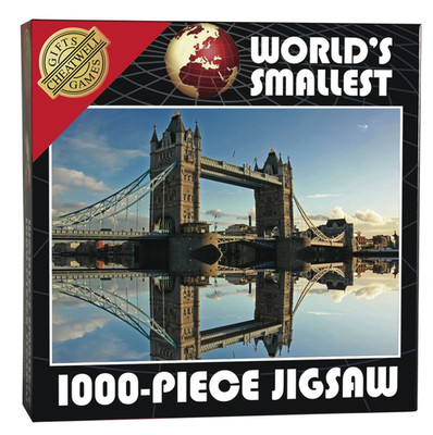 Cheatwell Games World's Smallest 1000 Piece Jigsaw Puzzle - Tower Bridge *NEW