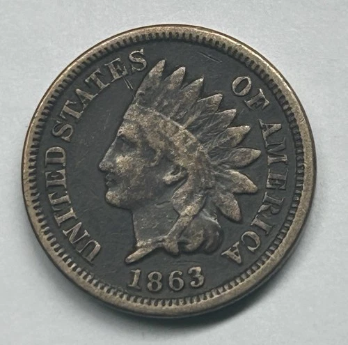 1863 Indian Cent