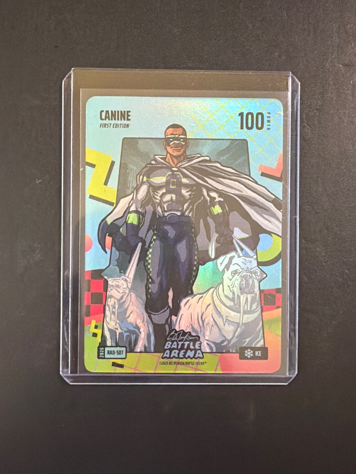 Canine Edition Bo Jackson Battle Arena Rad 80s 100 Power Ice?? RAD-507 2026 Foil
