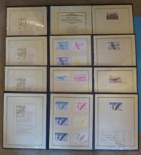 FORMAT INTERNATION NEVIS PROOF STAMPS RAF SPITFIRE SET OF 4 LTD. EDITION #4655