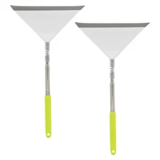 Smart Home Telescopic Flexi-Head Extendable Squeegees, 2 Pack