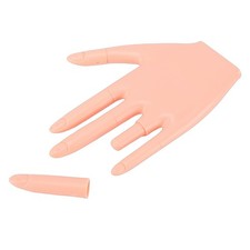 3-Nail Practice Training Hand For Precision Manicure Techniques