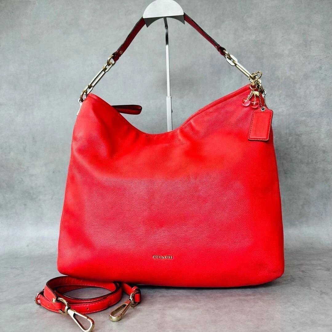 Coach Madison Shoulder Bag Red Bags & Handbags for Women for sale