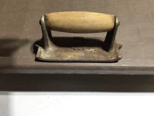 Vintage Simmons Oak Leaf Concrete Cement Masonry Joint Groover Iron Hand Tool