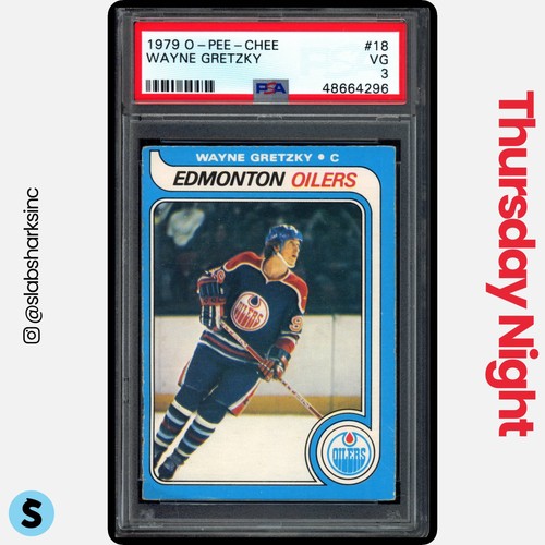 1979 O-PEE-CHEE #18 WAYNE GRETZKY RC ROOKIE PSA 3