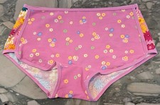 NEW Victoria Secret PINK Cotton Trim Boyshort - Pink Bloom Floral - XXL