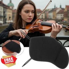 Violin Chin Rest Shoulder Rest Pad Cover, 4/4-4/3, Soft Cotton Sponge