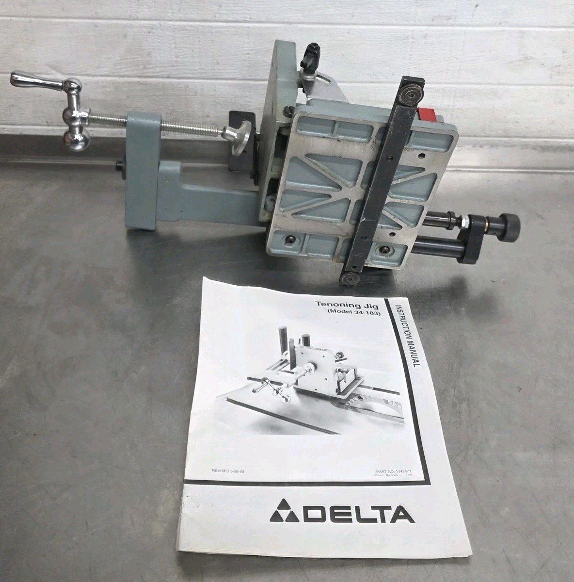 Delta 34-183 Table Saw Universal Tenoning Jig Nice | eBay