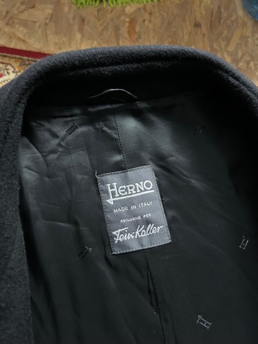 Cappotto Uomo Herno 100% Puro Cashmere Made in Italy Fein Kaller - Foto 11 di 15