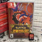 Pokemon Scarlet Game in Case! Nintendo Switch!