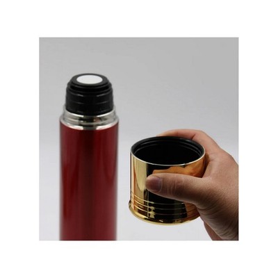 Shotgun Shell Red Thermo Bottle Thermosflasche 1 Liter